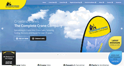 Desktop Screenshot of crowlandcranes.com